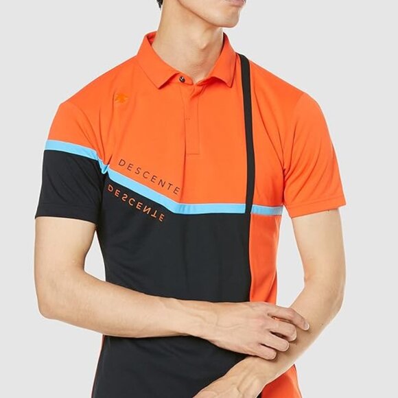 DESCENTE GOLF  SHIRT  Size Large - Picture 1 of 4